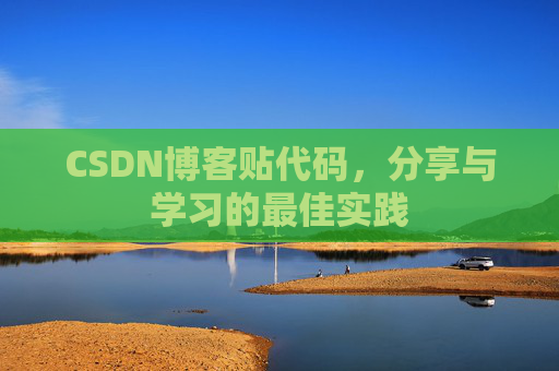 CSDN博客贴代码，分享与学习的最佳实践